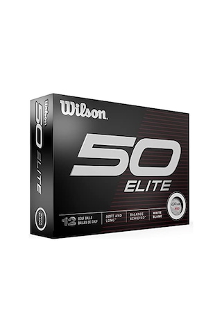 Fifty Elite Golf Topu, 12'li Paket Açık Altın