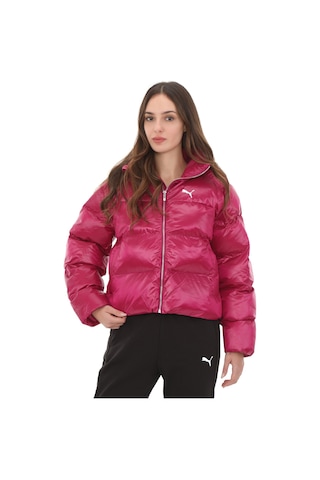 626514-45 Puma Shiny Puffer Jacket Kadın Mont Pembe 626514-45 Pembe
