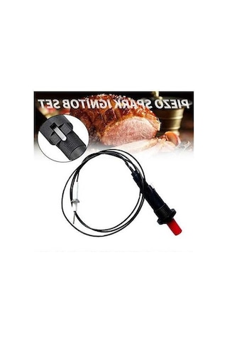 Besthome1 Odunsoyu Gaz Sobası İçin Piezo Çakmak Aleti - 1m Kablolu, 18mm Montaj, 2.3mm Uçlu İğne Seti Diğer