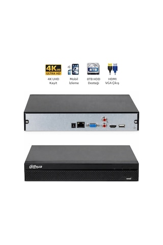 Nvr2104-4ks3 4 Kanal 8mp Ip Kamera Kayıt Cihazı