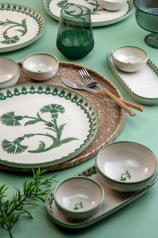 Kütahya Porselen 14 Parça 6 Kişilik Kahvaltı Takımı Ottoman Elega 417663 Çok Renkli