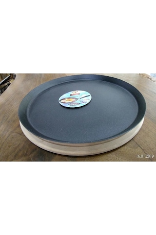 Alüminyum Pizza Tavası Tepsisi 32 CM Teflon