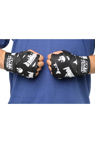 Punisher 5 Metre Siyah Boks Bandajı Çok Renkli