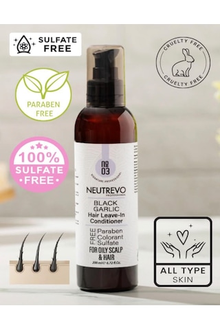 Neutrevo Professional No:3 Black Garlic Serisi Dengeleyeci Ve Arındırıcı Durulanmayan Saç Bakım Kremi 200 Ml
