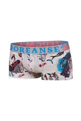 Doreanse Erkek Modal Baskılı Torbalı Renkli Mini Paça Boxer 1701 (543079469)