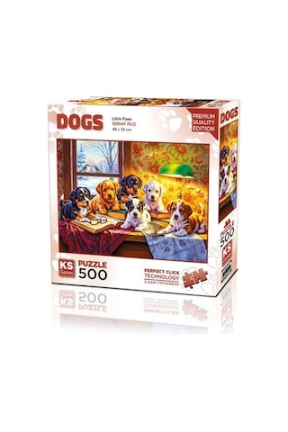 500 Parça Little Paws Eğlenceli Hayvan Yapbozu
