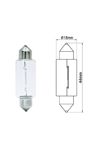 24V 15W T15 Şişman Sofit Ampül Işın 50 Adet