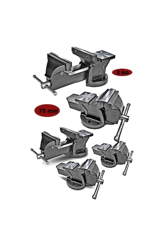 Moonshop Pro 75 Mm Özel Alışımlı Paslanmaz Dövme Çelik Sabit Tezg