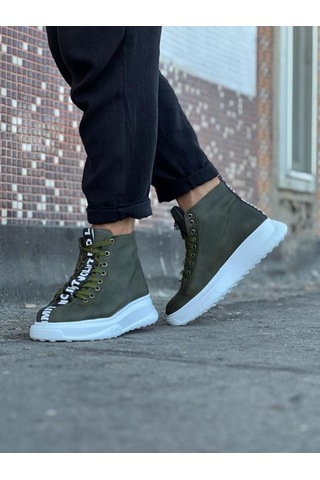 Wg03 Haki Erkek Yarım Bilek Bot Renklı Çok Renkli