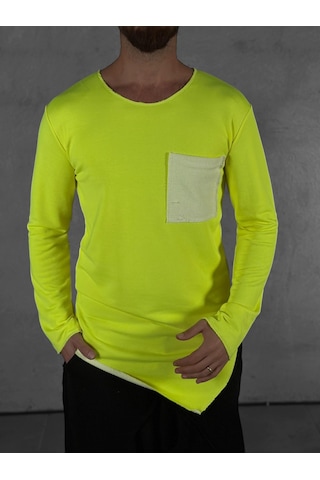 Cocopelli Cep Detaylı Yeşil Asimetrik Sweat Coc2311 Yeşil
