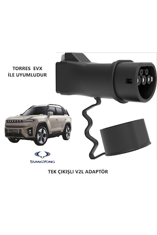 Bemis Ssangyong, Hyundai ve Kia Uyumlu Tek Çıkışlı V2L Adaptör