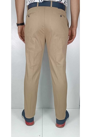 Erkek Battal Esnek Pamuk Pantolon Camel