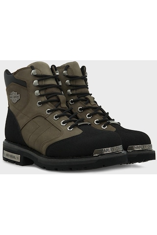 Harley Davidson Harley-davidson 025m100530 Clemente Erkek Bot - Haki Deri-haki Deri