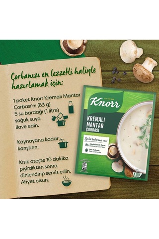 Knorr Kremalı Mantar Çorbası 6 x 63 G