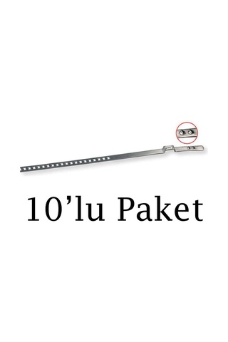 Kelepçe Aks Körük İçin 60-124 Mm Uzun Galvaniz 10'lu Paket