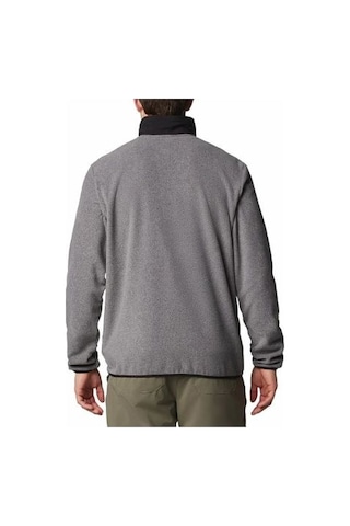 Columbia Sequoia Grove Full Zip Fleece Koyu Gri Melanj Erkek Outdoor Polar Am0596 Gri