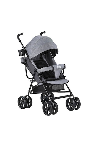 Babyhope SA7 Baston Bebek Arabası Gri