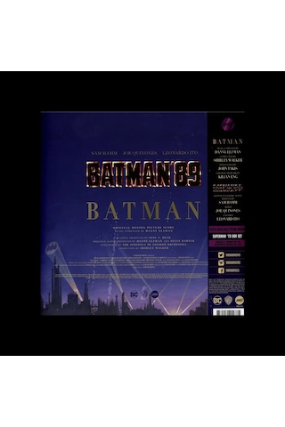 Danny Elfman - Batman '89 Original Motion Picture Score Graphic Novel Box Set Colored Vinyl -