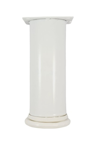 40 Lık 20 Cm Beyaz Metal Yuvarlak Ayak 4 Adet