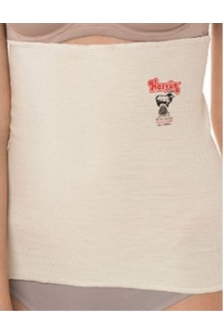 Hasyün Ince Korse Yün Süper Ince Bel Korse Unisex Ekru