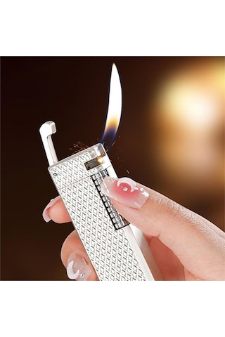 Parmida M1 Çarklı Mekanik Çakmak Gümüş