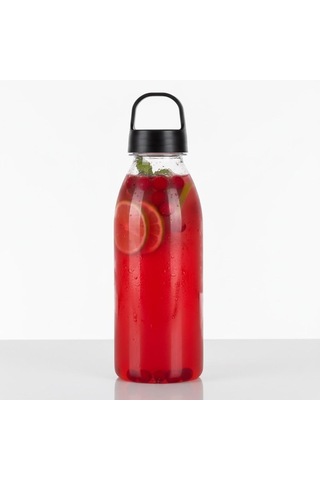 650 Ml Doa Su Matarası - Bpa Free Pet Spor Matara Siyah Kapak Çok Renkli