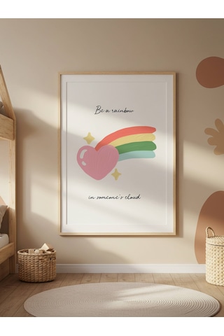 Be A Rainbow Dijital Baskı Poster V2 Çerçevesiz