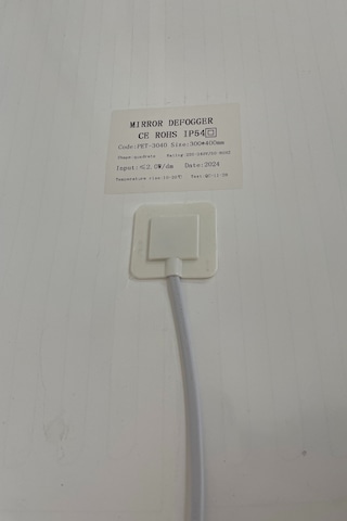 220 Volt Ayna Arkası Buğu Önleyici Rezistans Banyo Ayna Arkası Buğu Çözücü Kare 30x40 Cm