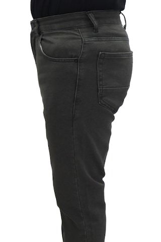 Hacker Denim Hacker Dmctekstil Erkek Haki Yeşil Y871 Yüksek Bel Rahat Kesim Boru Paça Jean Pantolon