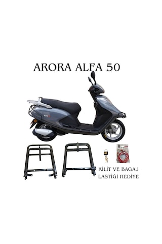 Arora Alfa 50 Kızaklı Kurye Paket Çanta Demiri