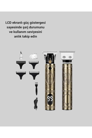 Diyar-ı Fırsat 0.1 Mm Hassas Kesim Tıraş Makinesi Şarjlı Metal Gövde
