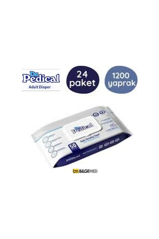 Dr.pedical Vücut Temizleme Havlusu 50'li 24 Paket