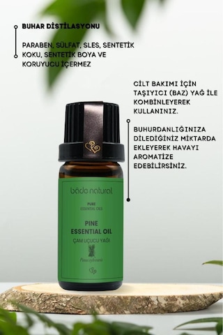 Bade Natural Çam Uçucu Yağı %100 Saf 10 ML