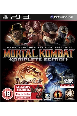 Mortal Kombat Komplete Edition PS3 Oyun Mortal Kombat Komplete Edition PS3 Oyun