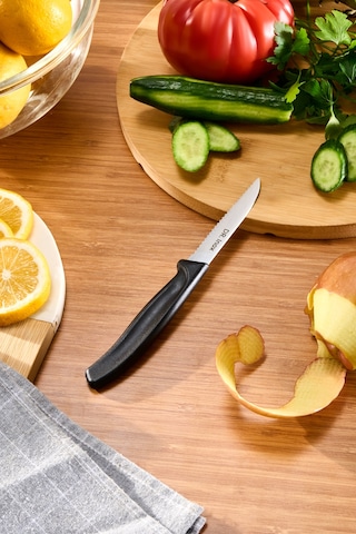 Dr. Inox Trıtıklı Soyma Bıçağı 19 Cm Siyah Siyah