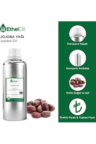 Etheloil Jojoba Sabit Yağı 1 KG