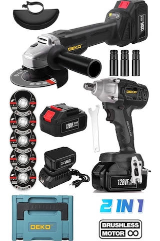 Deko SM6000 2'li Süper Set Somun Sıkma Spiral Taşlama Makinesi