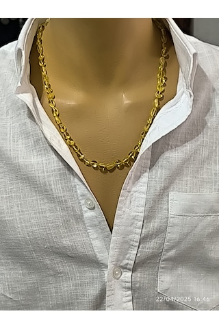 Fy Doğaltaş Yetişkin Litvanya 1 Sınıf Ateş Kehribar Kolye Sarı