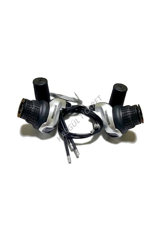 Hsgl Bisiklet Koldan Vites Kolu Göstergeli Tx-43 Shimano Mod Beyaz - Mavi
