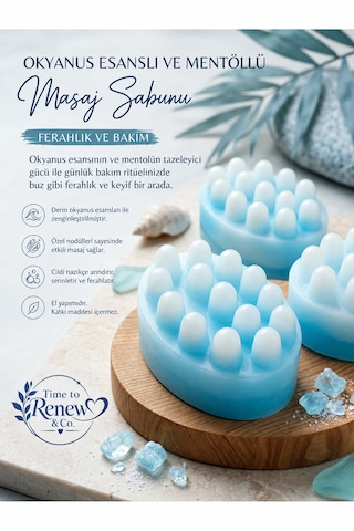 Okyanus Esanslı Mentollü Masaj Sabunu