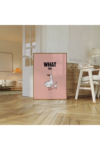 Ördek Posteri, Minimalist Duvar Sanatı, Komik Poster, Komik Hayvan Posteri