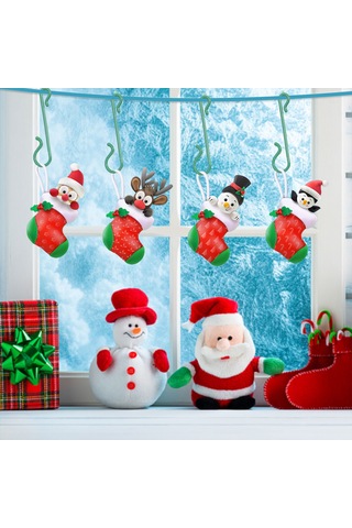 Noel Süsleme Kancaları 10 Pcs Plastik S Şekilli Noel Ağacı Kancaları Noel Ağacı Dekorasyonu İçin Süs Askıları