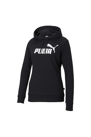 Puma Ess Logo Hoodie Tr Kadın Siyah Sweatshirt - 58679101 Siyah