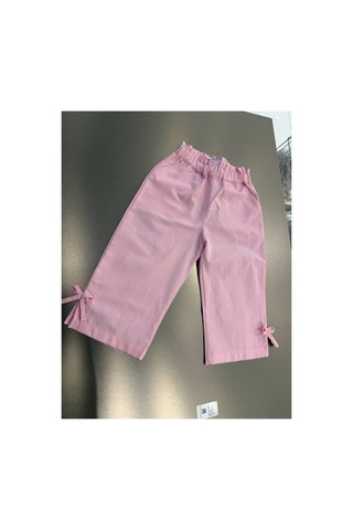 Poala Kids Fiyonk Dokuma Pantolon Pembe