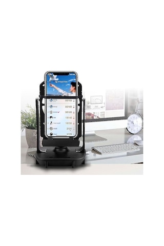 İki Telefon İçin Cep Telefonu Sallayıcı Otomatik Sallamalı Adımsayar Sallanma Cihazı/