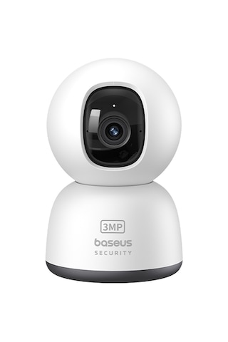 Baseus Security P1 Lite Adaptörsüz 3mp İç Mekan Akıllı Wifi Güvenlik Kamerası Beyaz