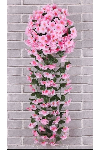 Rüzgar Yapay Çiçekçilik Sarkan Menekşe Pembe Pembe