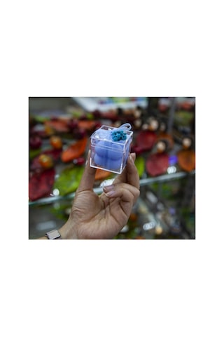 Hediyelik Kare Mika Kutu 4x4x4 Cm- 25 Adet