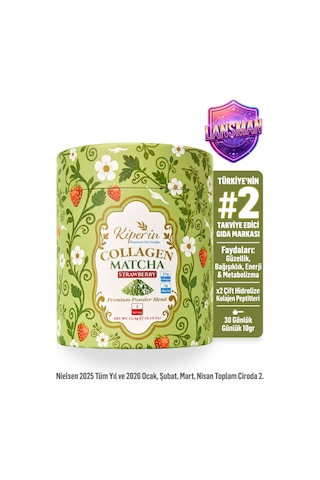 Çift Hidrolize Toz Kolajen Peptitleri 10gr & 2gr Saf Matcha Detox Doğal Çilek Aroması 30 Saşe Çift Hidrolize Toz Kolajen Peptitleri 10gr & 2gr Saf Matcha Detox Doğal Çilek Aroması 30 Saşe