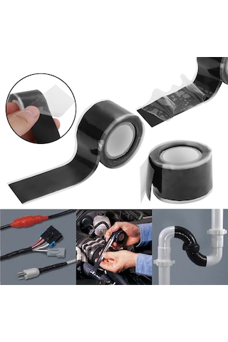 Yifomall Su Yalıtım Bantı - Kendinden Yapışkanlı, Su Geçirmez, 500 C'ye Dayanıklı 111 Karakter